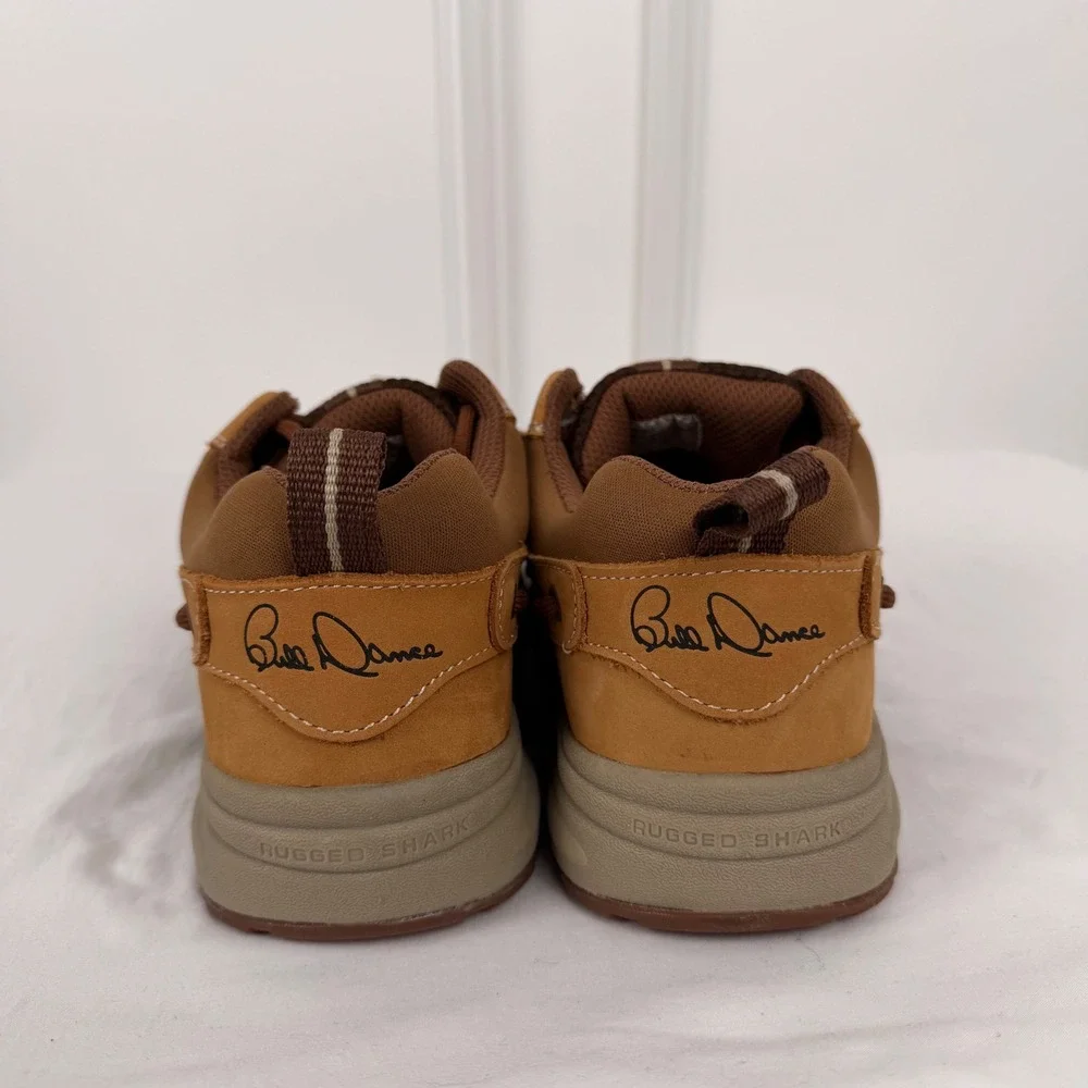 Rugged Shark Bill Dance Collection Mens Tan Boat Shoes Fishing Sneakers NWT‎